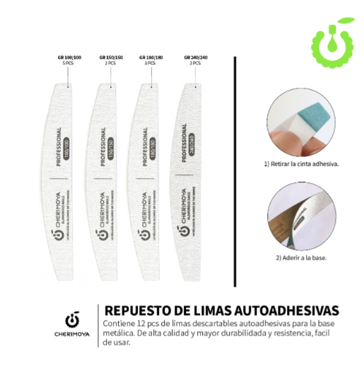[BH003310] Repuesto descartable para lima metalica CHERIMOYA___PACK X12