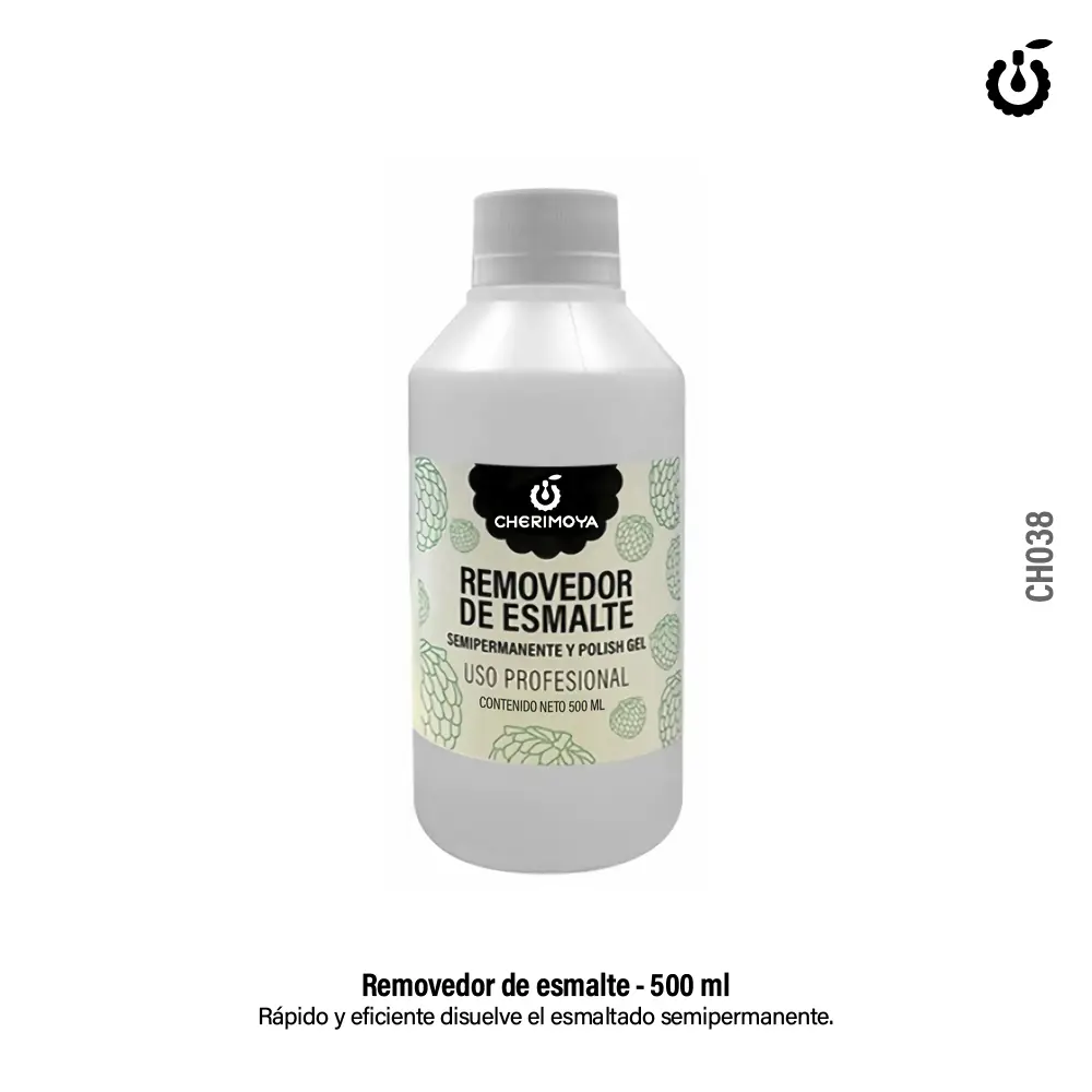 [CH038] Removedor semipermamente 500ml CHERIMOYA___PACK X8