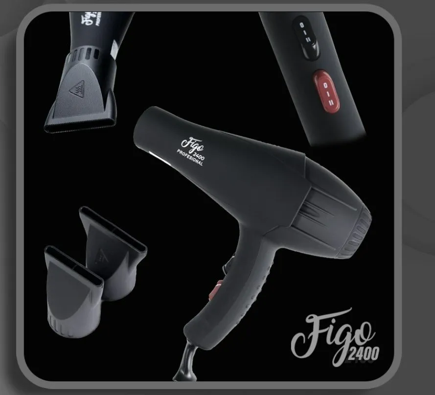 [CH-2400W] Secador Negro 2400w profesional ___ PACK X5
