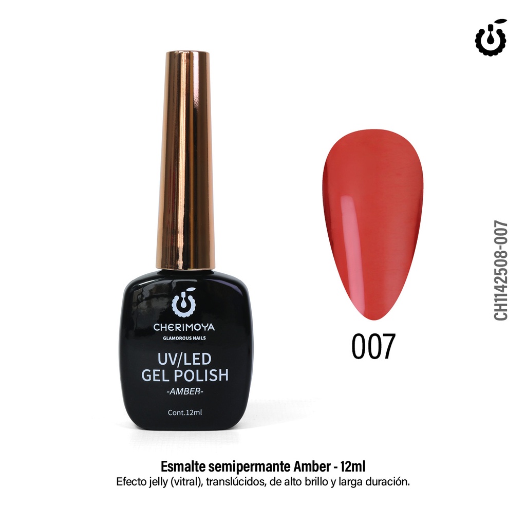 [CH114-07] Esmalte UV/LED carey charm 12ml ___Pack X6