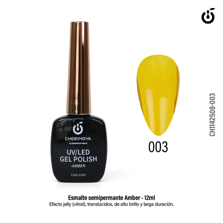 [CH114-03] Esmalte UV/LED carey charm 12ml ___Pack X6