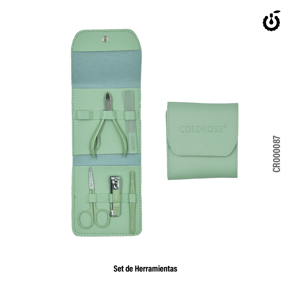 [CR000087] Set Manicura 5pcs con estuche____PACK X 12
