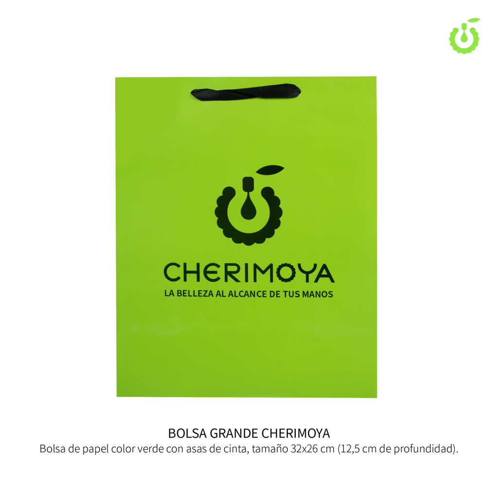 Z- Bolsa Grande Verde CHERIMOYA ___Pack X12-CH-bolsaVG