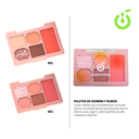 Z -Paleta 2 en 1 Sombra+ Rubor CHERIMOYA (PACK X12)-CHE002