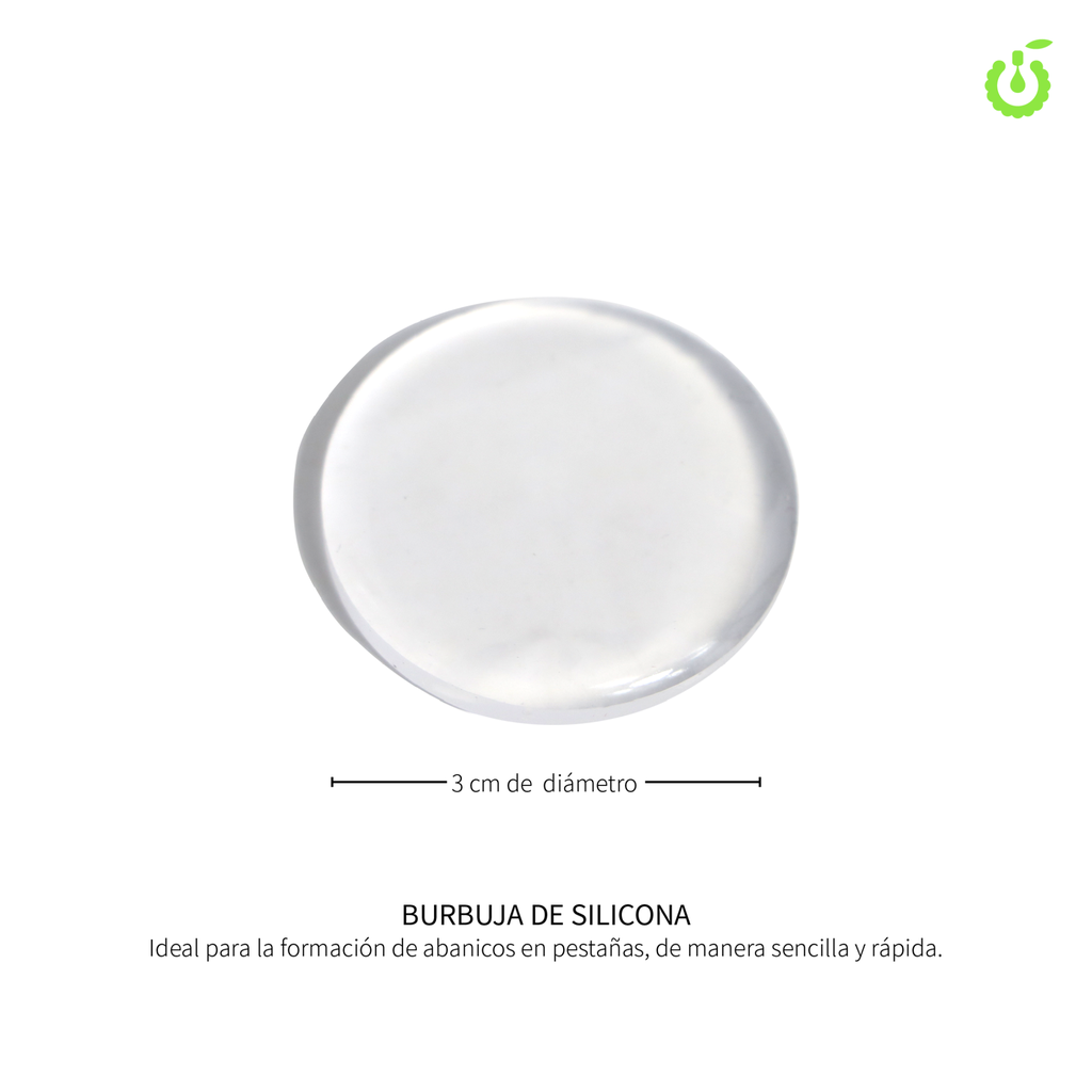 [CR000012] Z -Base silicona para armado de abanico COLDROSE ___Pack X12 -CR000012