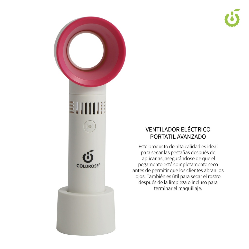 [CR000004] Ventilador Secador Para Pestañas Uñas Usb Recargable COLDROSE (PACK X10U)-CR000004