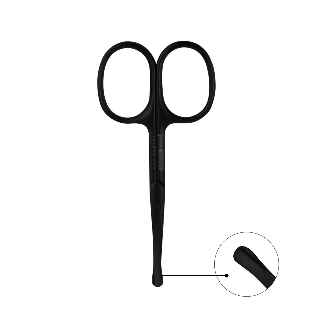 [BH005215] Tijera punta redonda para cortar vello de nasal,oido,ceja ___Pack X12 -BH005215