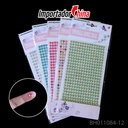 Strass girasol 5mm autoadhesivas (Pack x12) 11084-12