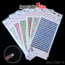 Strass diamante reversa 6mm autoadhesivas (Pack x12)11084-13