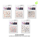 Sticker autoadhesivas surtido gatitos, conejitos,mascara___Pack X12 CH011087-25