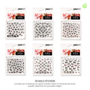 Sticker autoadhesivas surtido con brillitos ___Pack X12 CH011087-03