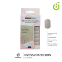 Press on nails oval brillo 24 pcs ___Pack X12 -BH001207 /BH-88A-YS378