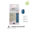 Press on nails oval brillo 24 pcs ___Pack X12 -BH001207 /BH-88A-YS348
