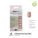 Press on nails oval brillo 24 pcs ___Pack X12 -BH001207 /BH-88A-YS334