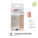 Press on nails oval brillo 24 pcs (pack x12) -BH001207 /BH-88A-YS158