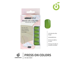 Press on nails oval brillo 24 pcs ___Pack X12 -BH001207 /BH-88A-YS094