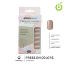 Press on nails oval brillo 24 pcs ___Pack X12 -BH001207 /BH-88A-YS030