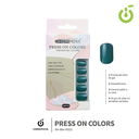 Press on nails oval brillo 24 pcs ___Pack X12 -BH001207 /BH-88A-YS022