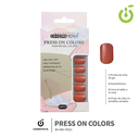 Press on nails oval brillo 24 pcs ___Pack X12 -BH001207 /BH-88A-YS021