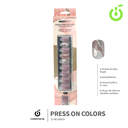 Press on nails KIT GOLD 30pcs ___Pack X12 -BH001207-6/TJ-88-ZH033
