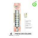 Press on nails KIT GOLD 30pcs ___Pack X12 -BH001207-6/TJ-88-ZH030