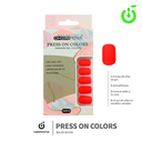 Press on nails Cuadrado  69-YS velvet 24pcs ___Pack X12 -BH001205-1/BH-69-SH149