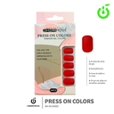 Press on nails Cuadrado  69-YS velvet 24pcs ___Pack X12 -BH001205-1/BH-69-SH002