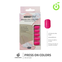 Press on nails Cuadrado  69-YS Brillo 24pcs ___Pack X12 -BH001205/BH-69-YS109