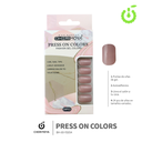 Press on nails Cuadrado  69-YS Brillo 24pcs ___Pack X12 -BH001205/BH-69-YS054