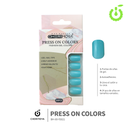 Press on nails Cuadrado  69-YS Brillo 24pcs (pack x12) -BH001205/BH-69-YS021