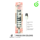 Press on nails coffin  KIT  30 pcs ___Pack X12 -BH001206-2/FD-80-ZH009