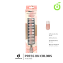 Press on nails coffin  KIT  30 pcs ___Pack X12 -BH001206-2/FD-80-ZH008