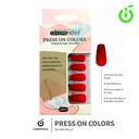 Press on nails coffin  80-YS velvet 24pcs (pack x12) -BH001206-1/BH-80A-SH110