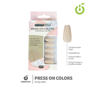 Press on nails coffin  80-YS brillo 24pcs ___Pack X12 -BH001206 /BH-80A-YS004
