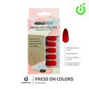 Press on nails Almendra Velvet x 24pcs ___Pack X12 -BH001204 -1 /BH-98-SH061