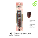 Press on nails  kit con dijes 30 pcs ___Pack X12 -BH001207-3/DZ-88-ZH062