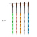 PINCEL PARA ACRILICO X5pcs (PACK X10) CH-00605
