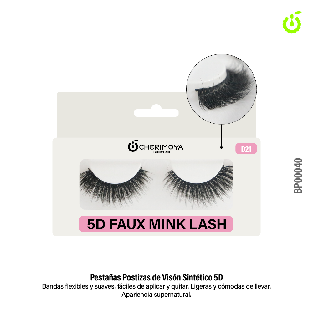 Pestaña postiza de tira D21___Pack X10  BP00040