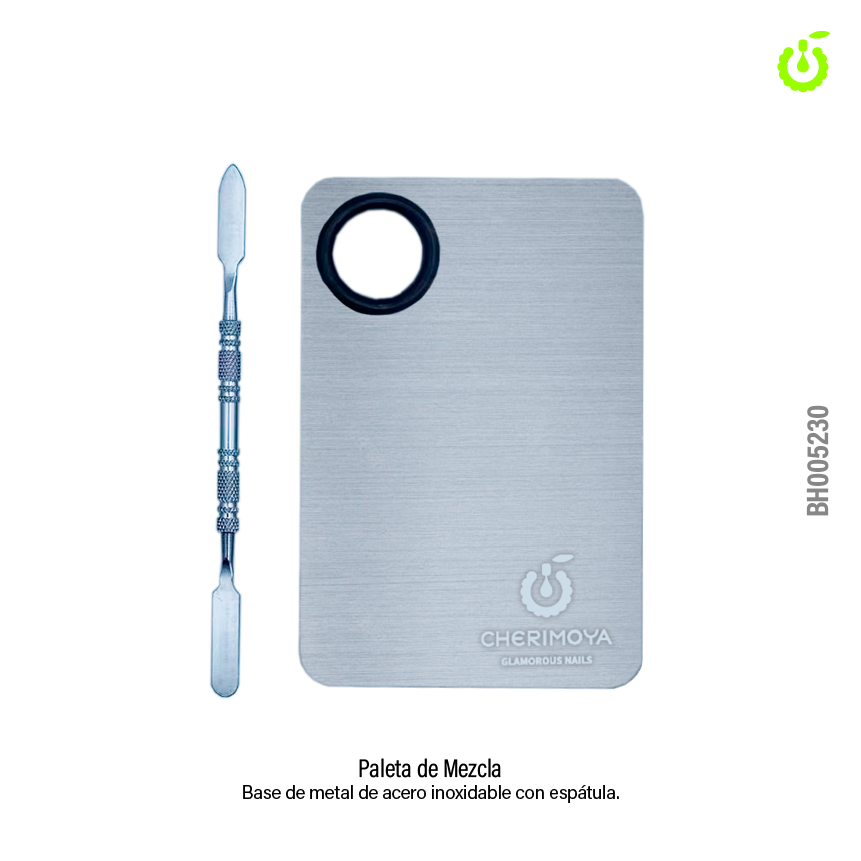 [BH005230] Paleta Mezcladora metal CHERIMOYA ___Pack X12  -BH005230 CH-84