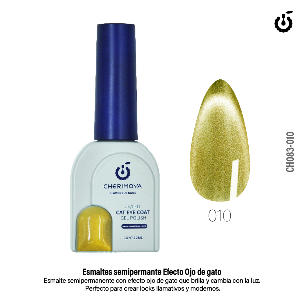 OJO DE GATO NEON SEMI *10* 12ML ___Pack X6   CH083-10