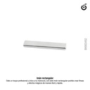 Iman rectangular 60*10*4mm ___Pack X10  BH003452 CH-84