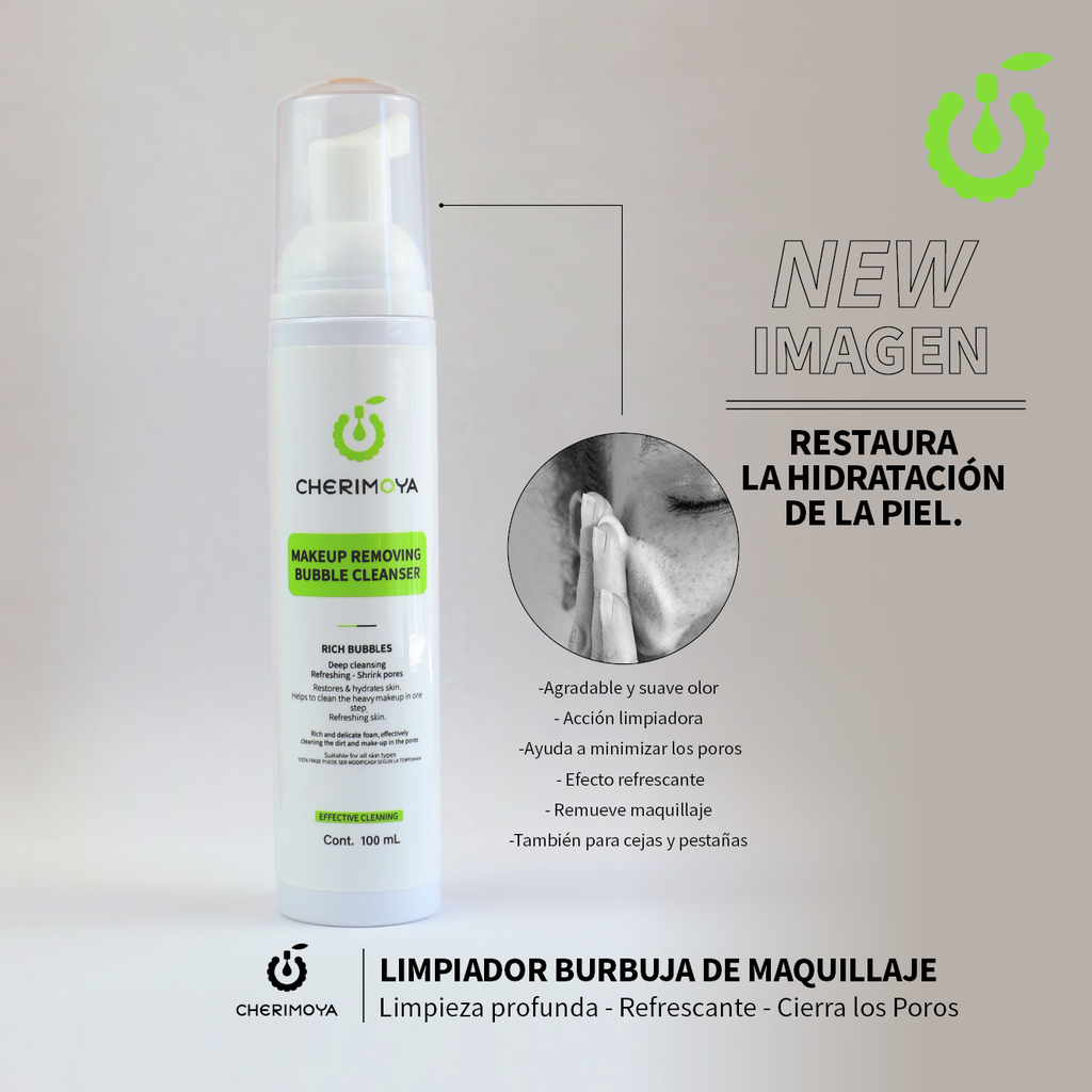 [CRL004] H-Espuma limpiador Maquillaje Cherimoya 100ml ___Pack X12  -CRL004