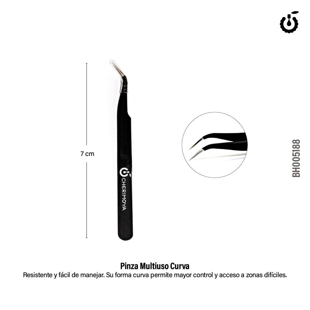 [BH005188] G094 Pinza para apliques curva (medio BULTO X 300 ) -BH005188 1/2 bulto CH-91