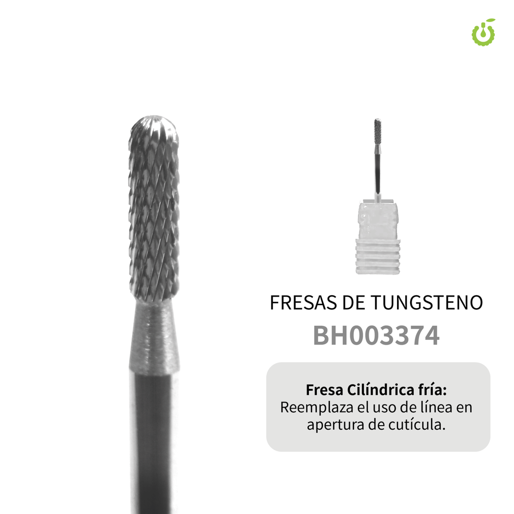 [BH003374] Fresa Tungsteno Cilindrica fina (pack x 10u) -BH003374