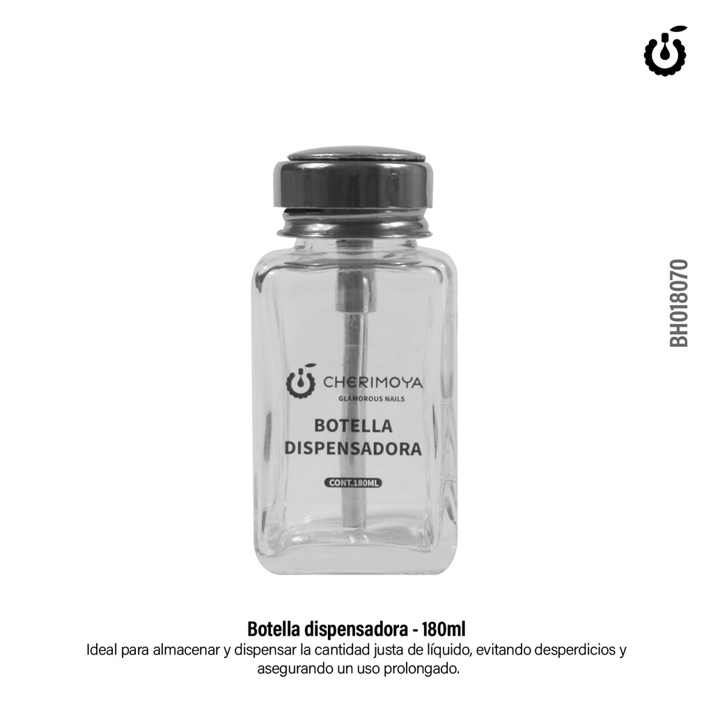 Dosificador VIDRIO 180ml cherimoya(Pack x20) -BH018070 CH-91