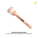 Brocha  para polvo mango rosa  (pack x12)- BH006102