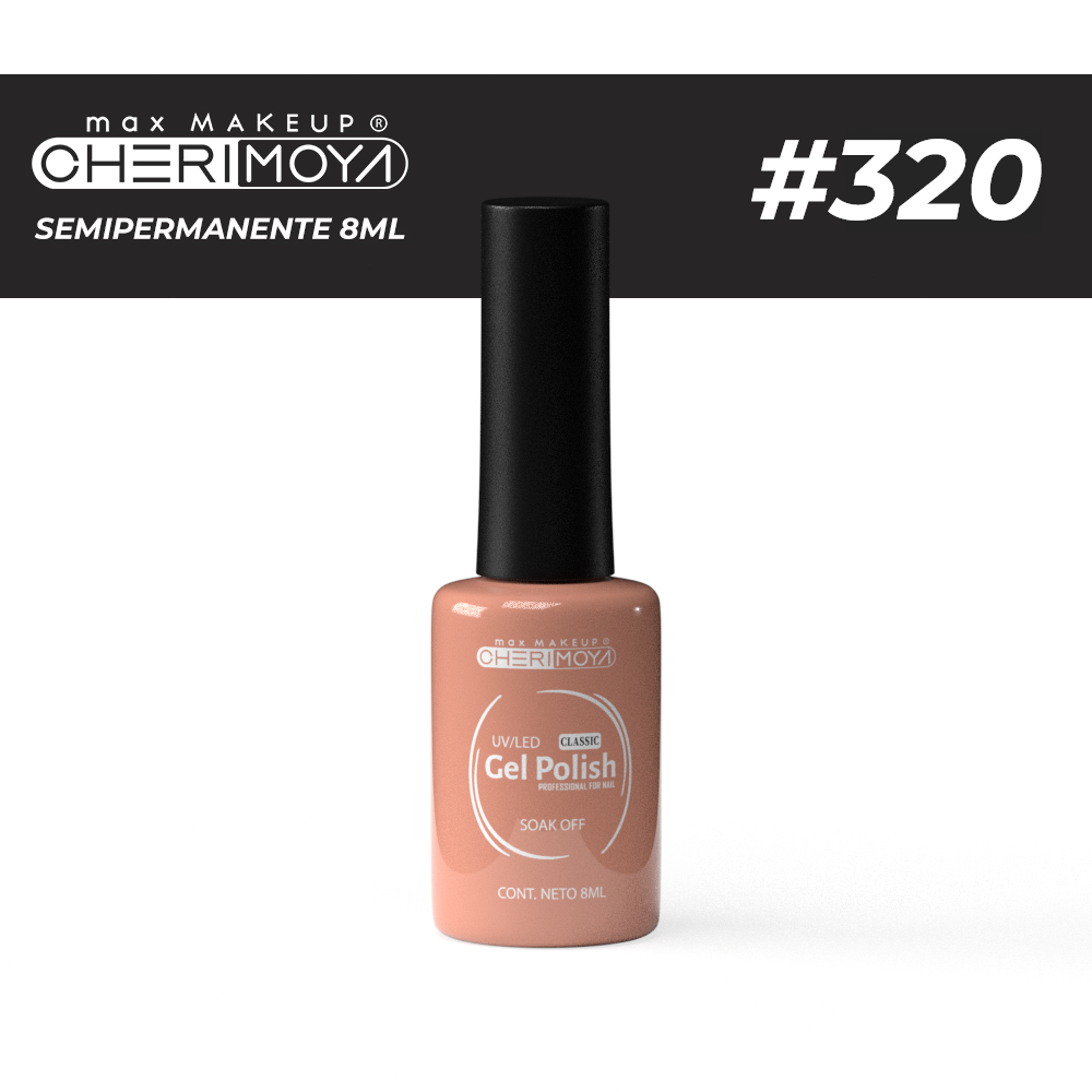 B320 Esmalte Semi #320 8ml  Cherimoya (Pack x12) CH022-320