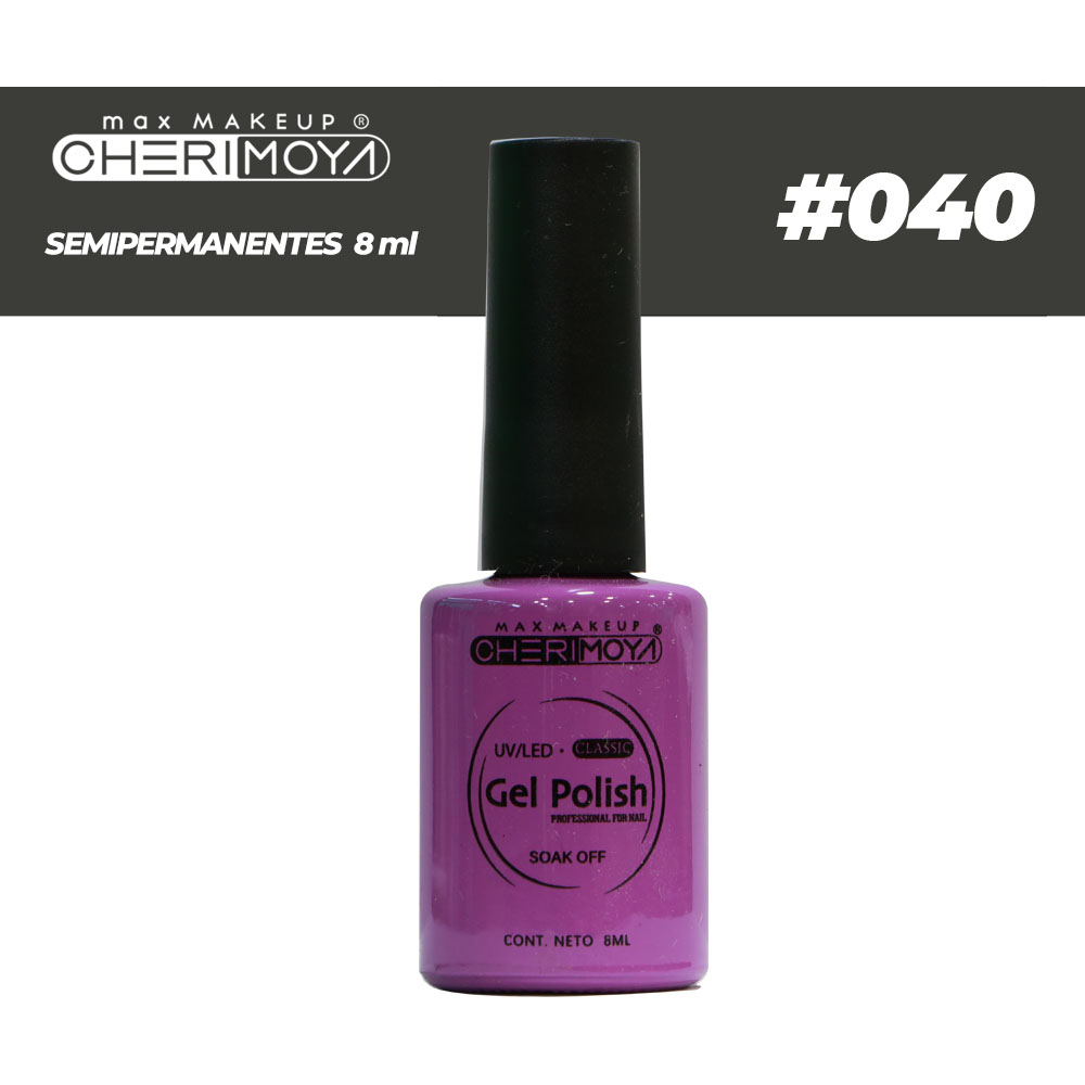 [CH022-040] B040 Esmalte Semi #040 8ml  Cherimoya ___Pack X12 CH022-040