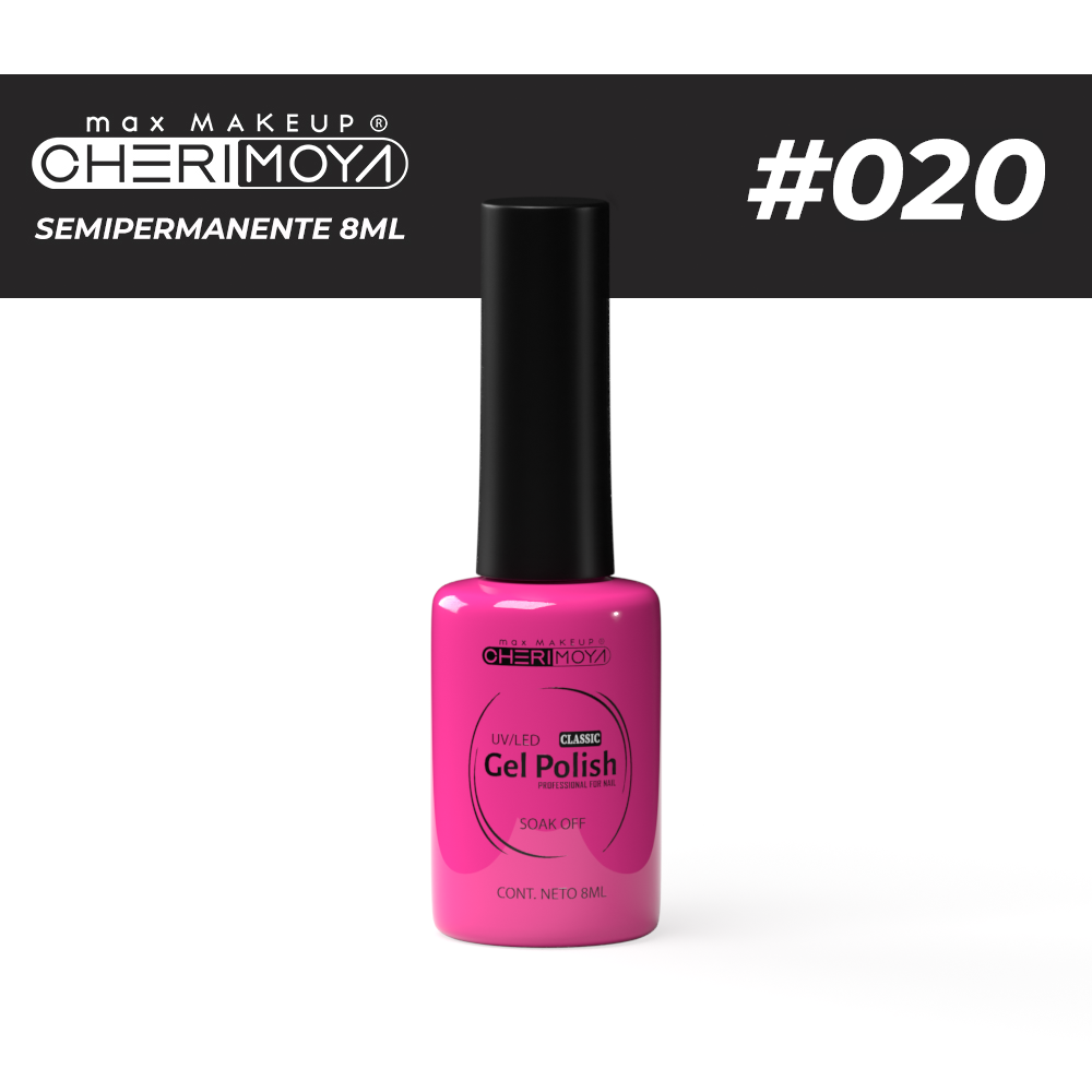 B020 Esmalte Semi #020 8ml  Cherimoya (Pack x12) CH022-020