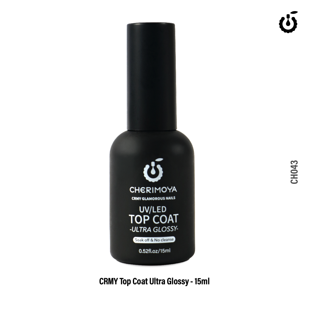 A007 Uv/Led TOP COAT ULTRA GLOSSY 15ml (pack x 144) -CH043 BULTO
